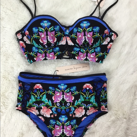 Nanette Lepore Other - Nanette Lepore Damask Floral Bikini 2 Piece XS